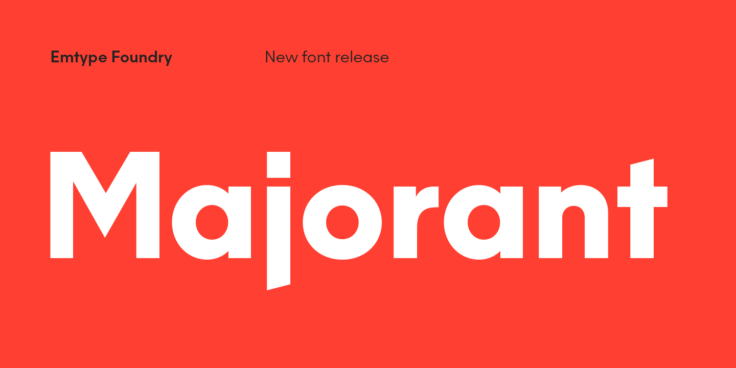 Majorant Thin Font preview